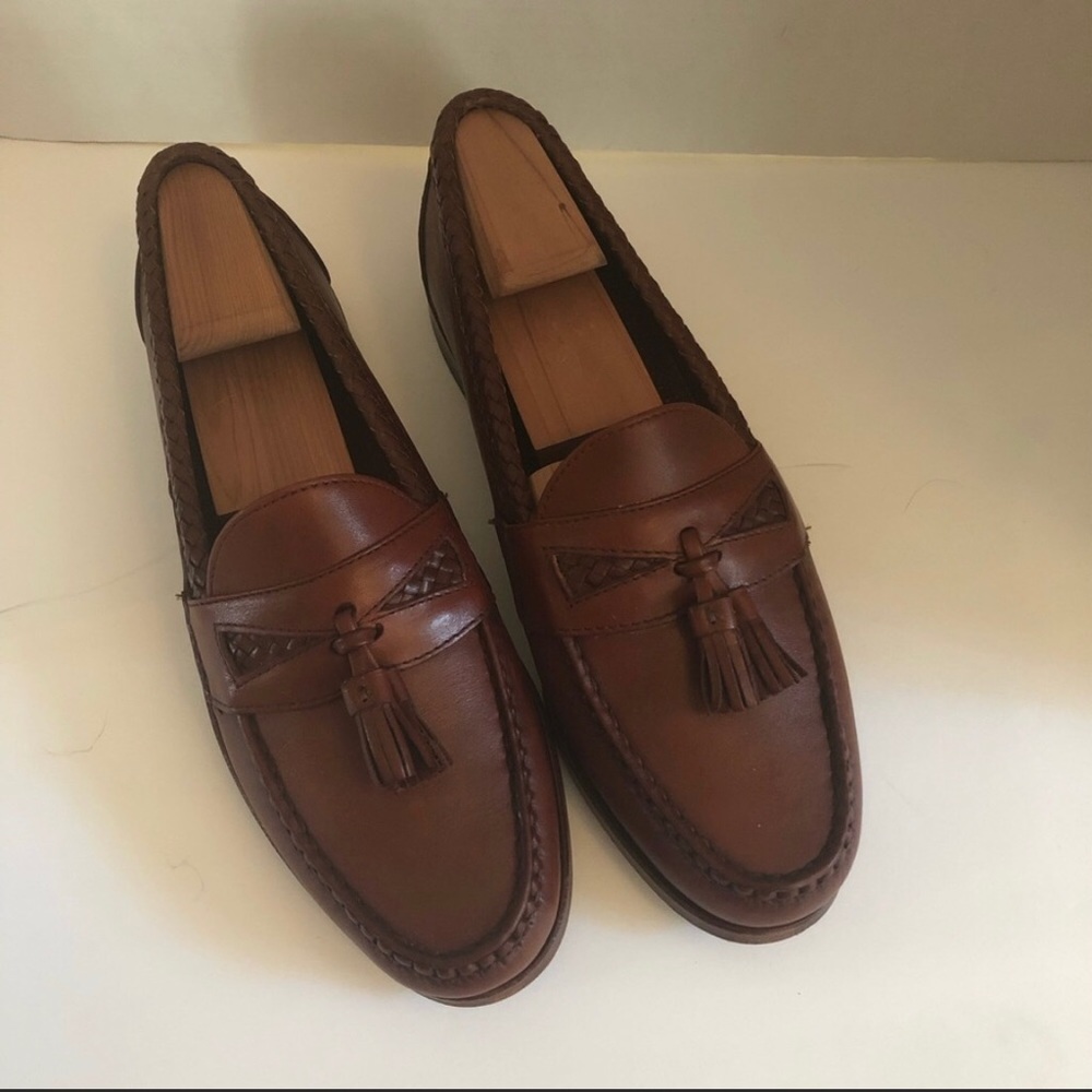 Allen Edmonds braided loafers sz 9.5c